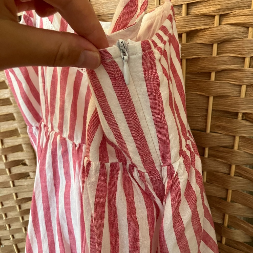 Olsenboye Y2K Striped Babydoll Bubble Tank - Picture 4 of 7